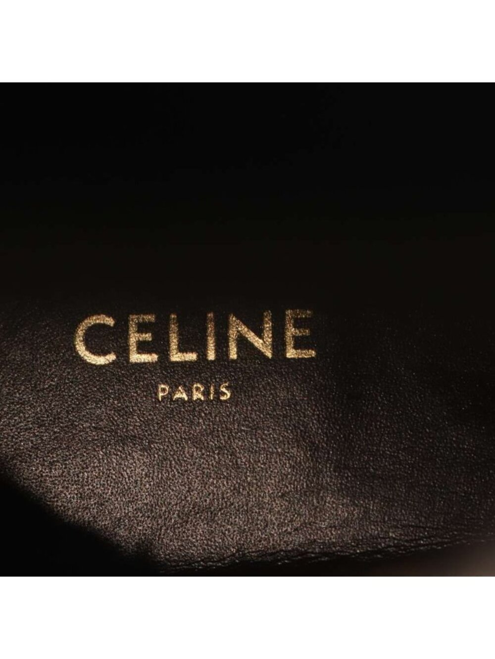 Celine Margaret Chelsea Boots Side Gore Short Flat Calfskin 36 Black - Picture 6 of 8